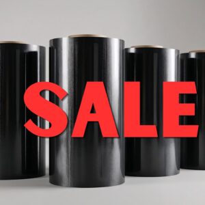 14"W X 1476' - 80 Gauge Black (4 Rolls/Box)